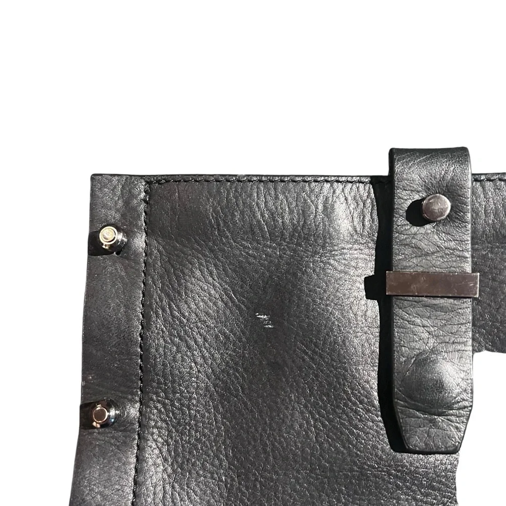 BOTKIER Warren leather women's shoulder hobo crossbody‎ bag  Black